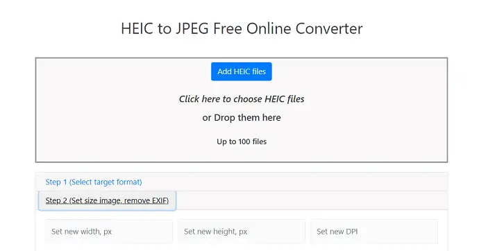 Convertisseur en ligne HEIC