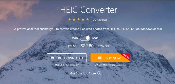 Convertisseur Aiseesoft HEIC pour mac