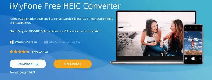 iMyFone HEIC 转换器 - 适用于 Windows 的免费工具