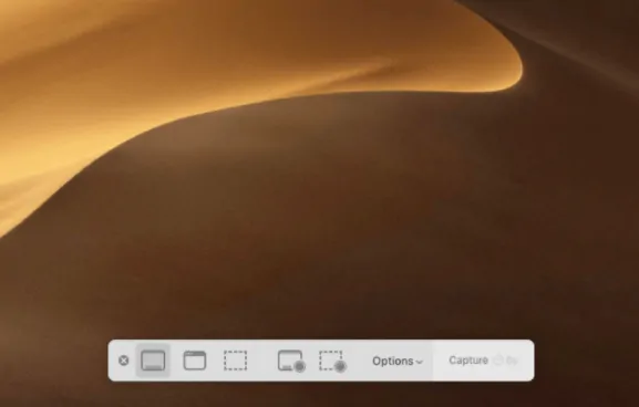 แถบเครื่องมือสกรีนช็อต - วิธีการบันทึกหน้าจอบน Mac