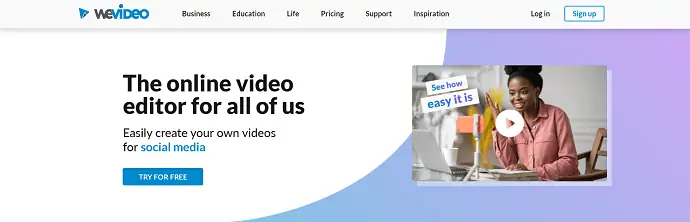 Wevideo Editor video online