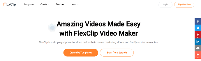 FlexClip – Online-Videoeditor