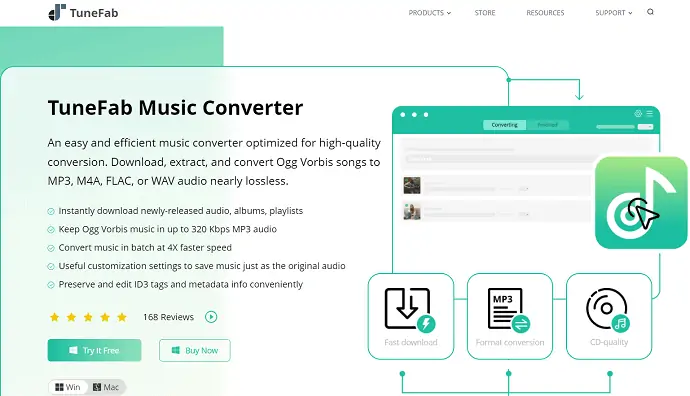 Convertidor de música TuneFab