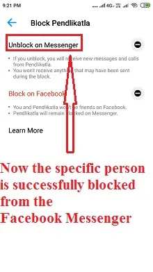Cara Memblokir Seseorang di Facebook Messenger