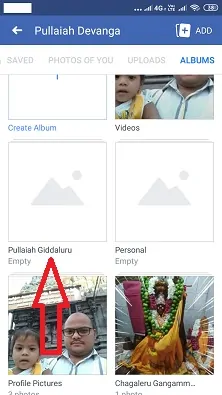 Memberi Nama Album Anda di Aplikasi Facebook