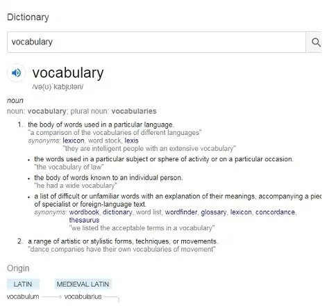 Google Dictionary: бесплатные онлайн-словари