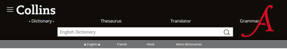 collins : dictionnaire anglais en ligne.