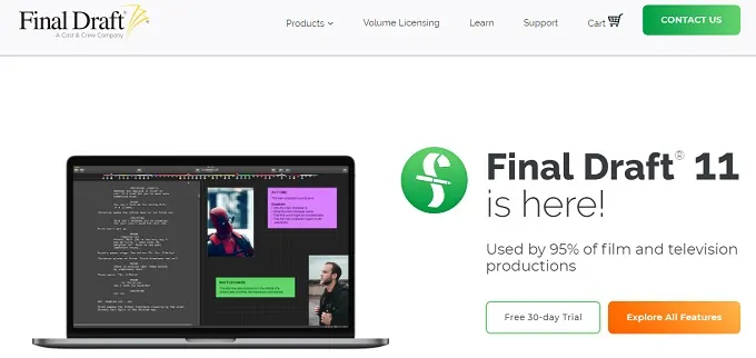 Final Draft: Melhor software de escrita de scripts