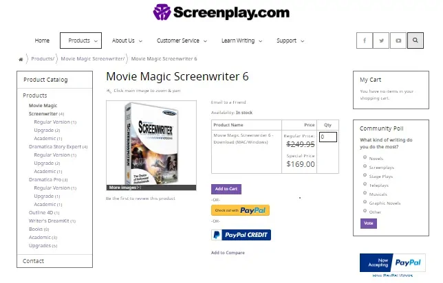 Movie Magic Guionista: Mejor software de escritura de guiones