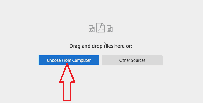 carica il file dal tuo dispositivo.