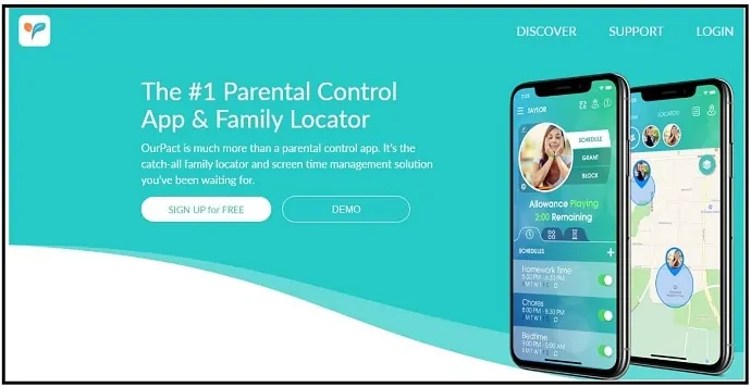 Aplicație de control parental și locator de familie-pagină-web-pentru-utilizatorii-iPhone