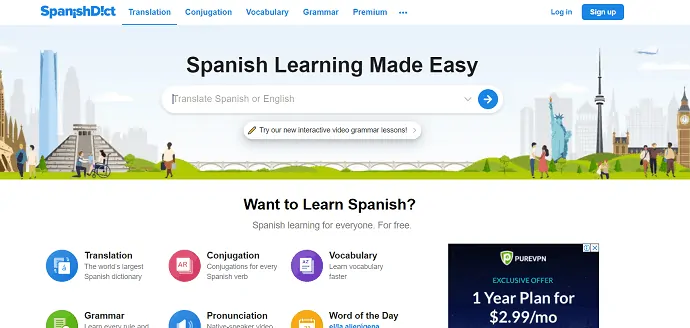 Melhor dicionário espanhol para inglês.