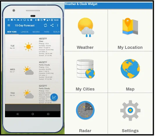 Weather & Clock Widget-App-page-which-is-the-best-weather-app-for-Android