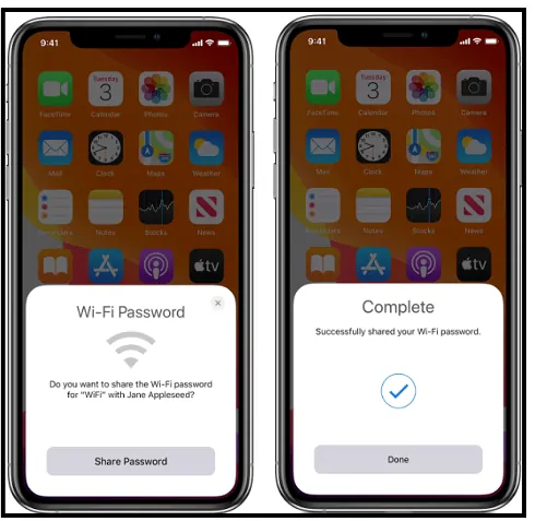 Wi-fi-parolasını-iOS-cihazları-benzeri-iPhone-iPad-aracılığıyla paylaşma