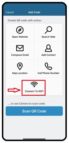 Wygeneruj-QR-Code dla-wi-fi-na-urządzeniu-iOS