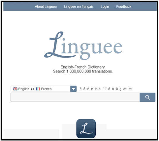 Linguee-dictionary-web-page-which-is-the-best-for-English-French-translation