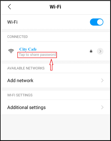 แชร์-wi-fi-รหัสผ่าน-ตัวเลือกใน-Android-device