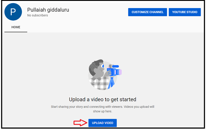 YouTube Kişisel Kanalı- web sayfası