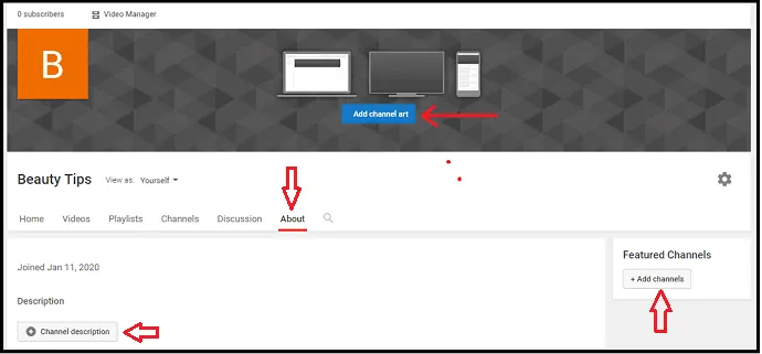 Personalizzazione-Nome account marchio YouTube- Canale