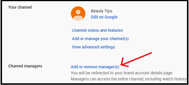 Ajouter ou supprimer une option dans votre chaîne de compte de marque YouTube