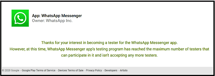 WhatsApp-Beta-Testing-Únete a la página web