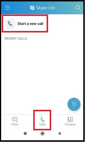 Mulai-pilihan-panggilan-baru-di-skype-aplikasi-seluler-untuk-memulai-panggilan-video-grup-baru