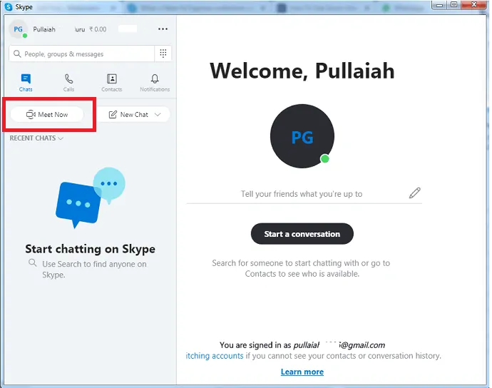 พบกับ Now-option-in-Skype-Desktop-App-to-make-group-video-calling