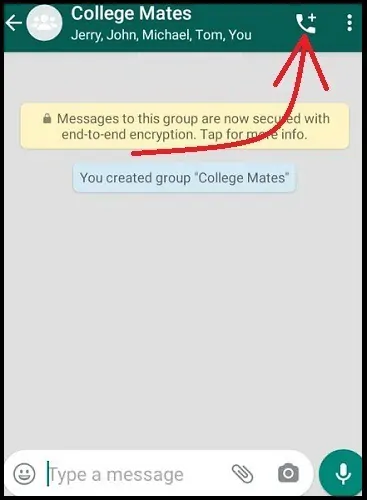 Call-icon-in-a-WhatsApp-Group