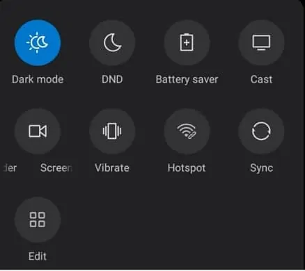 การเปิดใช้งาน-Dark mode-on-Android