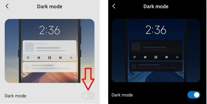 Abilitazione della modalità oscura di Instagram in Android