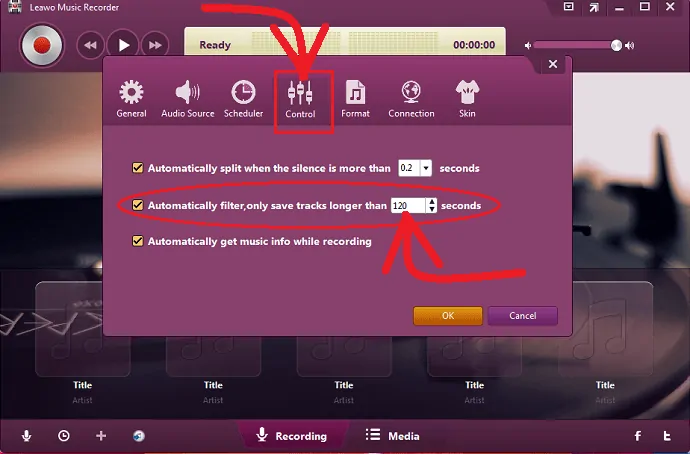 Set-minimum-track-length-for-your-audio-recordings-in-Leawo-Music-Recorder-to-filter-out-unwanted-ads