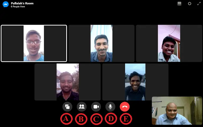 Group-Video-Call-on-Messenger-Desktop-app-using-Messenger-ห้อง