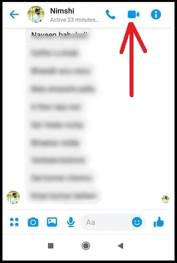 Video-Call-button-in-Messenger-App