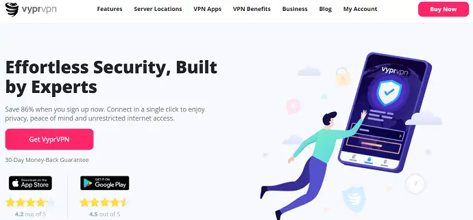 VyprVPN-Домашняя страница