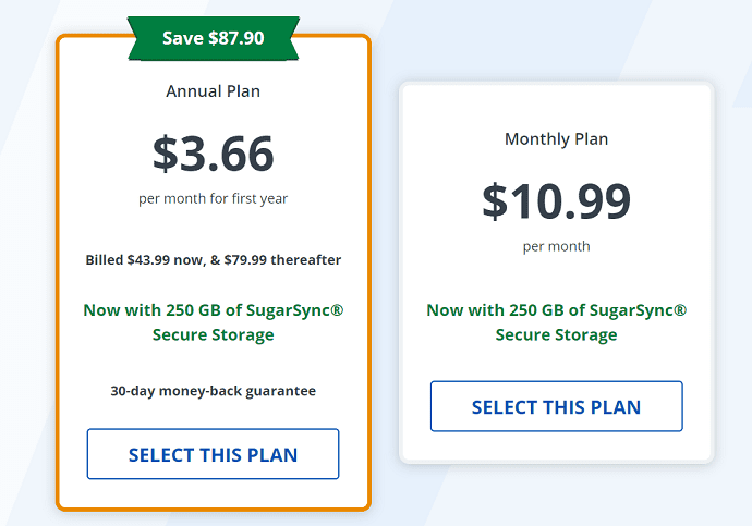 Prețuri StrongVPN