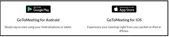Android ve iOS kullanıcıları için GoToMeeting-Mobil-Uygulaması