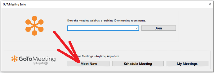 GoToMeeting-desktop-app-Meet Now-按鈕到主機-a-meeting-with-a-random-id