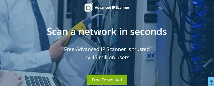 Scanner IP avanzato: scansiona una rete in pochi secondi.