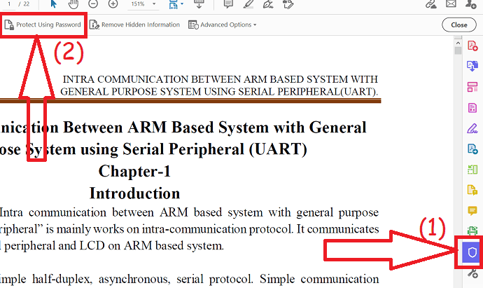 selezione di Proteggi PDF