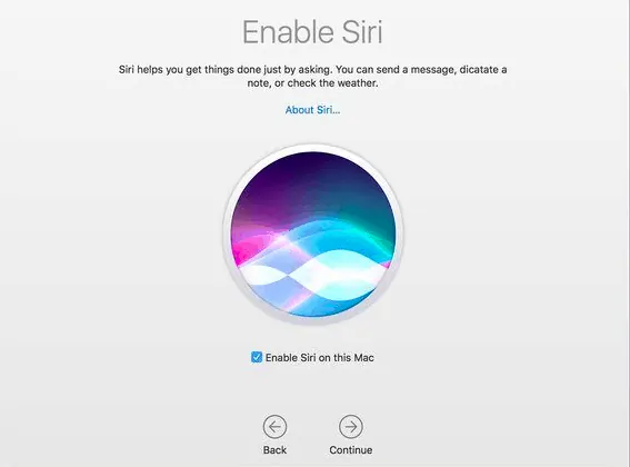 启用 Siri