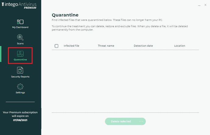 برنامج Intego-Antivirus-for-PC-Quarantined-Files