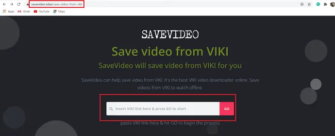 SAVEVIDEO- Viki'den video kaydedin.