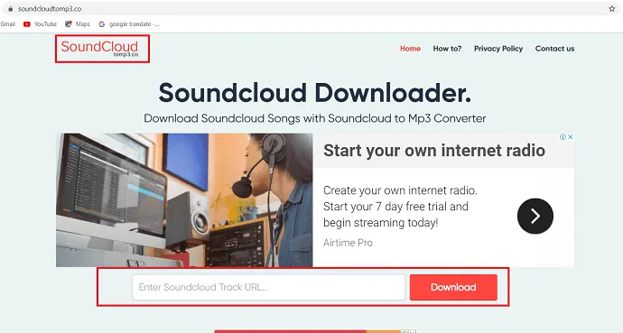 soundcloudtomp3 el mejor descargador en línea de soundcloud.