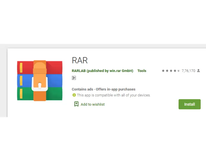 วิธีแปลง rar เป็น zip โดยใช้ Android