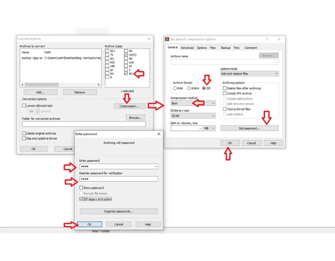 Etapa 4 Definir as configurações