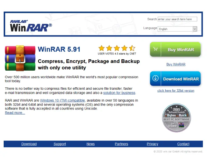 الخطوة 1 قم بتنزيل برنامج Winrar وتثبيته