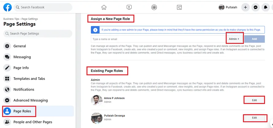 Come modificare l'amministratore sulla pagina di Facebook