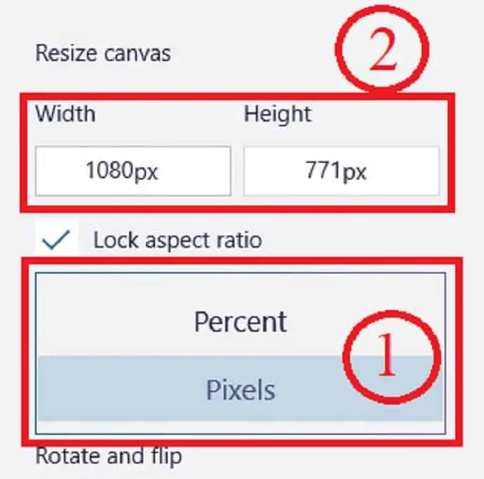 Redimensionner une image dans Paint 3D sans perte de qualité