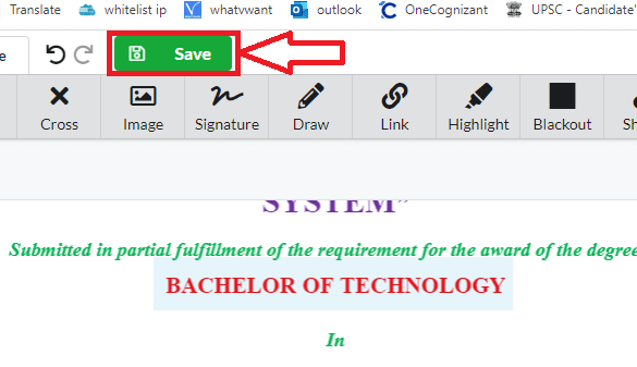 Simpan opsi di DocFly