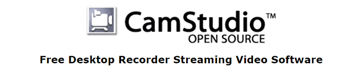 Camstudio โอเพ่นซอร์สหน้าอย่างเป็นทางการ